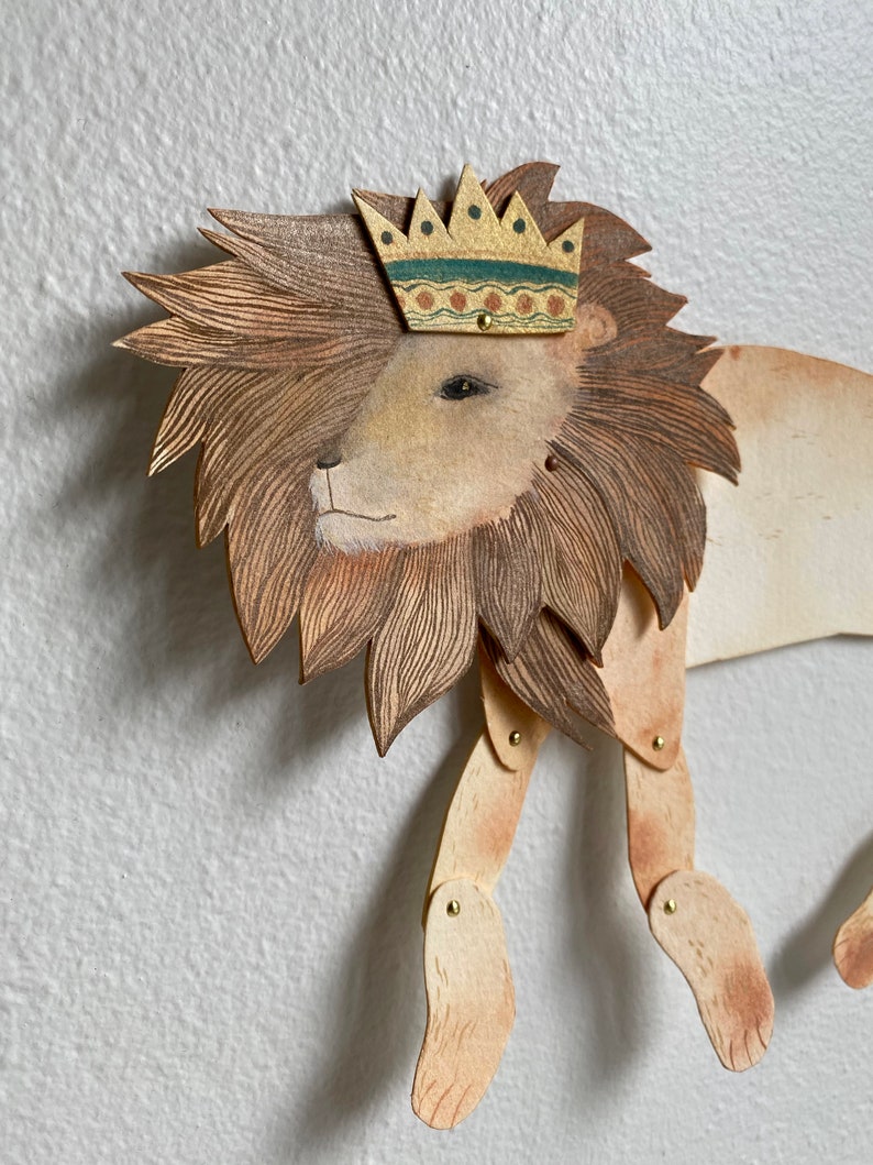 PDF Lion King Original / Articulated creature kit 画像 1