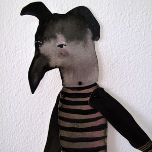 Striped Creeper Paper Doll DIY / Hinged Beasts Series image 2