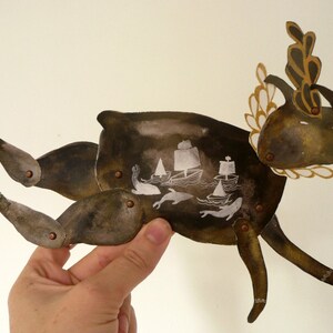 Leaping Sea Rabbit DIY Articulated Paper Doll / Hinged Beasts Series image 2