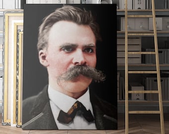 Friedrich Nietzsche | Canvas Wall Art | Iconic Posters Prints Paintings Photos Home Decor