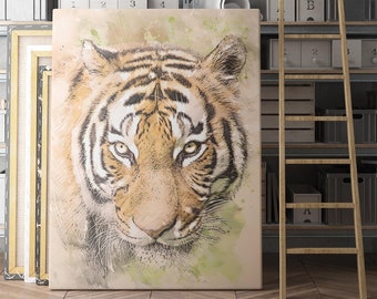 The Tiger| Canvas Wall Art | Iconic Posters Prints Paintings Photos Home Decor