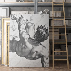 Icarus Falling | Canvas Wall Art | Iconic Posters Prints Paintings Photos Home Decor