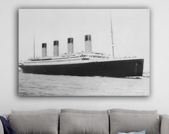 Titanic | Canvas Wall Art Print | Iconic Posters Prints Paintings Photos Home Decor