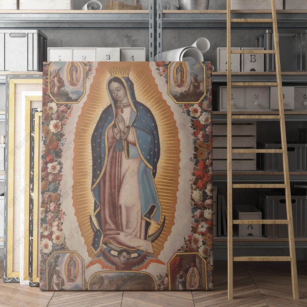 The Virgin Our Lady of Guadalupe Canvas Wall Art Print | Iconic Posters ...