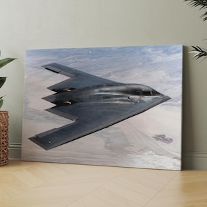 B2 Spirit Stealth Bomber | Canvas Wall Art | Iconic Posters Prints Paintings Photos Home Decor