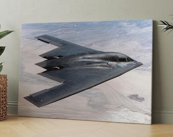 B2 Spirit Stealth Bomber | Canvas Wall Art | Iconic Posters Prints Paintings Photos Home Decor