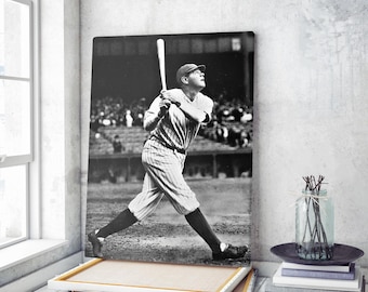 Babe Ruth 1920s | Canvas Wall Art | Iconic Posters Prints Paintings Photos Home Decor