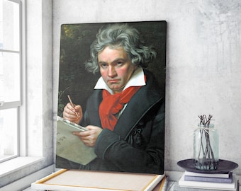 Ludwig van Beethoven Canvas Wall Art Print | Iconic Posters Prints Paintings Photos Home Decor