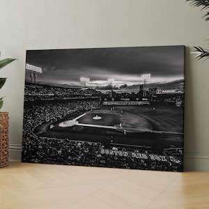 Fenway Park at Night, Boston Red Sox | Canvas Wall Art | Iconic Posters Prints Paintings Photos Home Decor