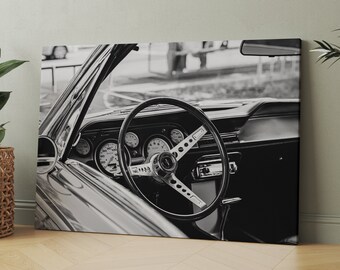 Ford Mustang Shelby GT500 | Canvas Wall Art Print | Iconic Posters Prints Paintings Photos Home Decor