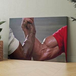 Predator Movie Handshake | Canvas Wall Art | Iconic Posters Prints Paintings Photos Home Decor