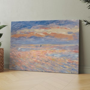 Sunset (1879-1881) by Pierre-Auguste Renoir | Canvas Wall Art Print | Iconic Posters Prints Paintings Photos Home Decor