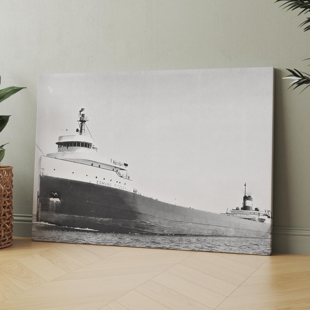 SS Edmund Fitzgerald, impression d'art premium, sur papier SS Edmund Fitzgerald, impression d'art premium, sur papier