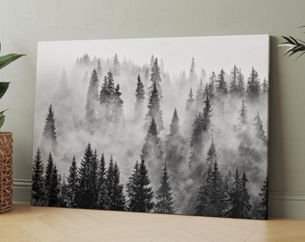 Foggy Forest | Canvas Wall Art | Iconic Posters Prints Paintings Photos Home Decor