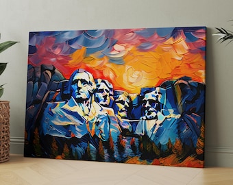 Impressionist Mount Rushmore | Canvas Wall Art | Iconic Posters Prints Paintings Photos Home Decor
