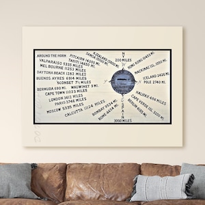 Gardiner&#39;s Corner Sign, Nantucket Massachusetts | Canvas Wall Art Print | Iconic Posters Prints Paintings Photos Home Decor