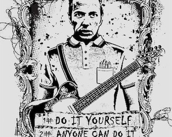 Joe Strummer t-shirt - Principles of Punk Rock - The Clash (all sizes)