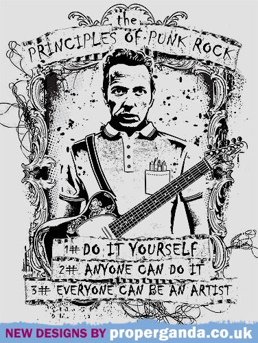 The Clash Inspired Joe Strummer Jones Simonon London Calling T-Shirt Punk Rock E - Foto 9