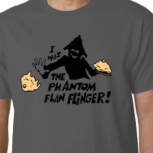 Camiseta TISWAS I Was The Phantom Flan Flinger // Serie de televisión infantil de culto de los años 70 y 80