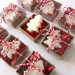 Sapone profumato natalizio, regali di Natale personalizzati, bomboniera natalizia personalizzata, decorazione da tavola di buon Natale per il nuovo anno, regalo per colleghi