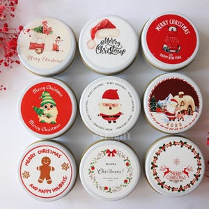 Saponette a forma di cuore per Natale, regali personalizzati per le calze della Befana, bomboniere natalizie all'ingrosso, regali per la festa di Capodanno, regali di sapone per le feste