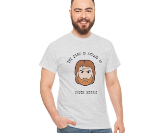 Chuck Norris Joke T-Shirt, "The Dark is Afraid of Chuck Norris", Funny meme t-shirt, unique t-shirt, funny gift