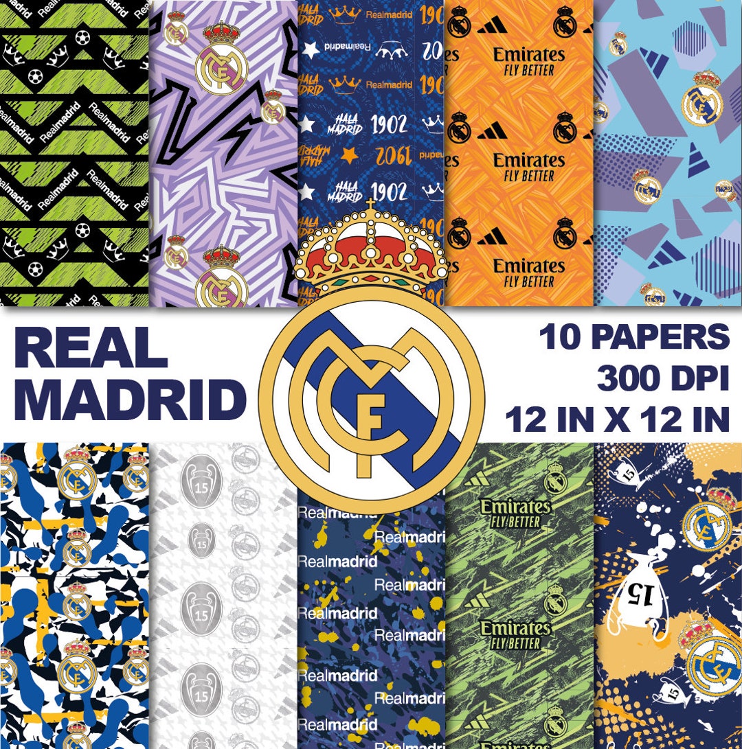 real-madrid-digital-paper-bundle-wrapping-paper-pack-patterns-sports-soccer-designs-printable-real-madrid-real-madrid-digital-prints-etsy