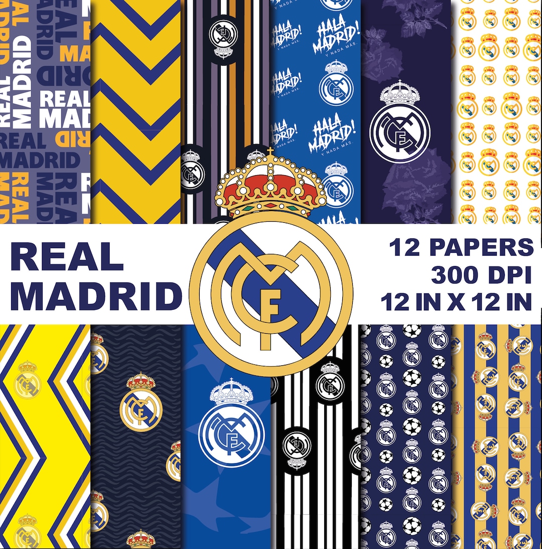 real-madrid-digital-paper-bundle-wrapping-paper-pack-patterns-sports-soccer-designs-printable-real-madrid-real-madrid-digital-prints-etsy