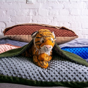 Snuggly bedding, Pet Pillowcase ONLY, Bed Cave for dogs, , Warm Covered Dog Bed, Cave Pet Bed, Dog Burrow Bed, Gift for pet, Dog Den Bed