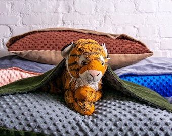 Velour Pet Bed Pillowcase: Warm Dog Burrow Cave Bed
