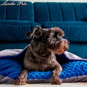 BEST snuggly bedding, Pillowcase, Dog Cave Bed, Whippet Bed, Warm Covered Dog Bed, Cave Pet Bed, Dog Burrow Bed, Gift for pet, Dog Den Bed