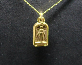 Gold Hecate Trimorphe | Gold Hekate Pendant | Hekate Devotional Talisman | Hecate Talisman | Wheel of Hekate | Strouphalos