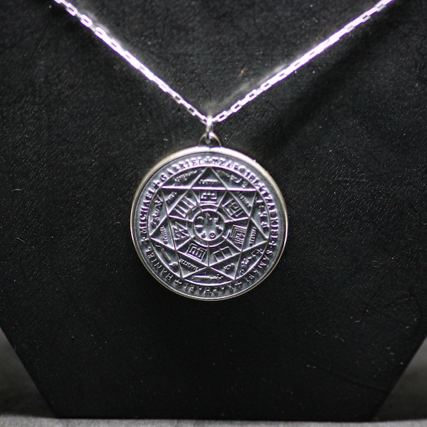 Silver Seal of the Seven Archangels | Occult Jewelry | Angel Jewelry | Angelic Jewelry | Alchemical Jewelry