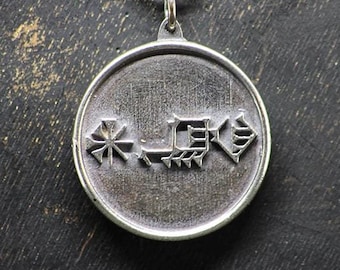 Enki Cuneiform Pendant | Enki | Babylonian Assyrian Sumerian Pendant | Annunaki