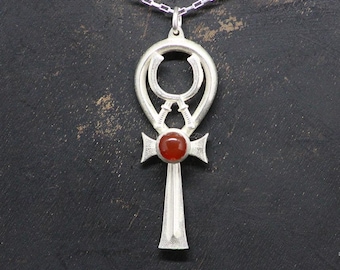 Sterling Silver Khephrian Ankh: The Warrior