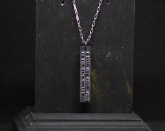 Litany Against Fear Necklace | Dune | Bene Gesserit | Muad'dib