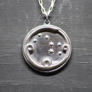 Ouroboros Pendant | Occult Jewelry | Alchemical Pendant | Constellation Snake Jewelry