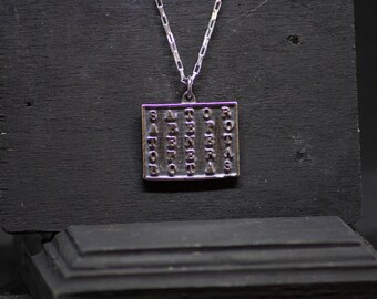 Sator Square | Magic Square | Occult Jewelry | Sator Pendant