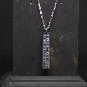 Litany Against Fear Necklace Dune Bene Gesserit Muad'dib image 4