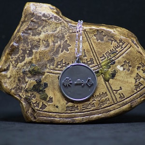 Talisman of Nanna | Silver Cuneiform Pendant of Nanna | Sin | Suen