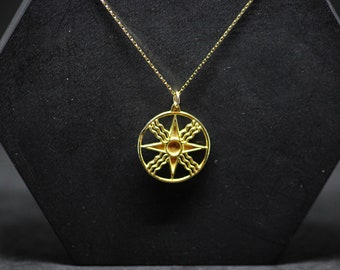 Gold Star of Shamash | Assyrian jewelry | Babylonian jewelry