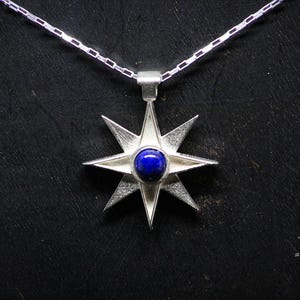 Sterling Silver Star of Ishtar | Star of Inanna | Sumerian Jewelry | Babylonian Jewelry | Occult jewelry