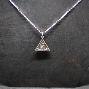Small Sterling Silver Sigil of the Archangel Uriel | Golden Dawn | Thelema | Occult jewelry | Angel jewelry