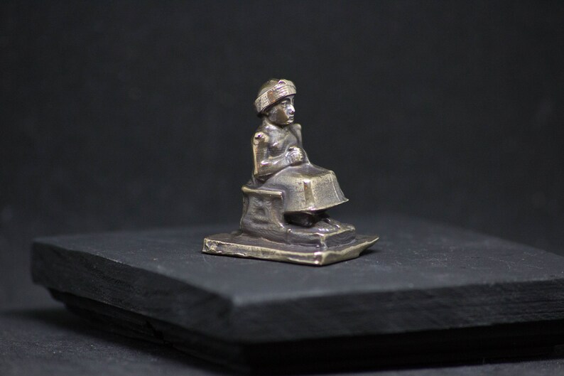 Sumerian Votive Statue Bronze Sumerian Statue Statue of Etsy