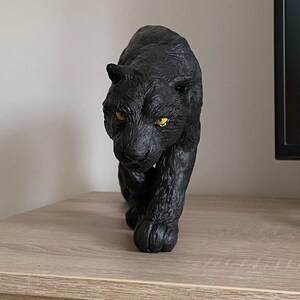 Schwarzer Panther Skulptur/Figur Bild 5