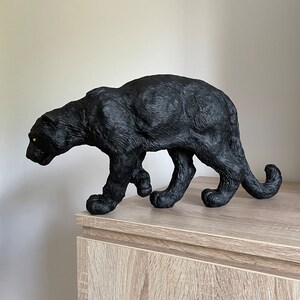 Schwarzer Panther Skulptur/Figur Bild 1