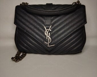 vintage Saint Lauren Leather Medium Classic - Cadeau pour elle