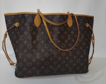 vintage LV Neverful fourre-tout GM avec organiseur pour femme