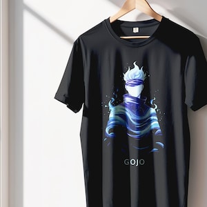 Gojo Satoru Infinity Unisex Garment-Dyed T-shirt | Jujutsu Kaisen Anime Tee, Aesthetic Graphic Shirt, Otaku Gift