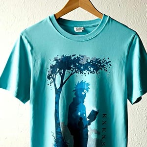Naruto Kakashi Hatake T-Shirt Anime Tee Japanese Ninja Graphic Shirt Team 7 Mentor Gift for Otaku Fans Manga Streetwear